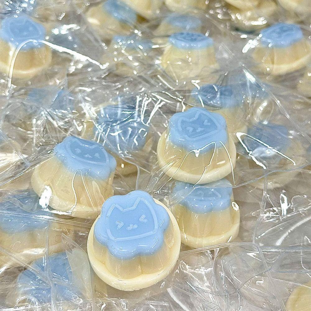 Медленный отскок Медленно растущий липкий пудинг Моделирование еды Пудинг Медленный отскок Игрушка для детей оранжевый