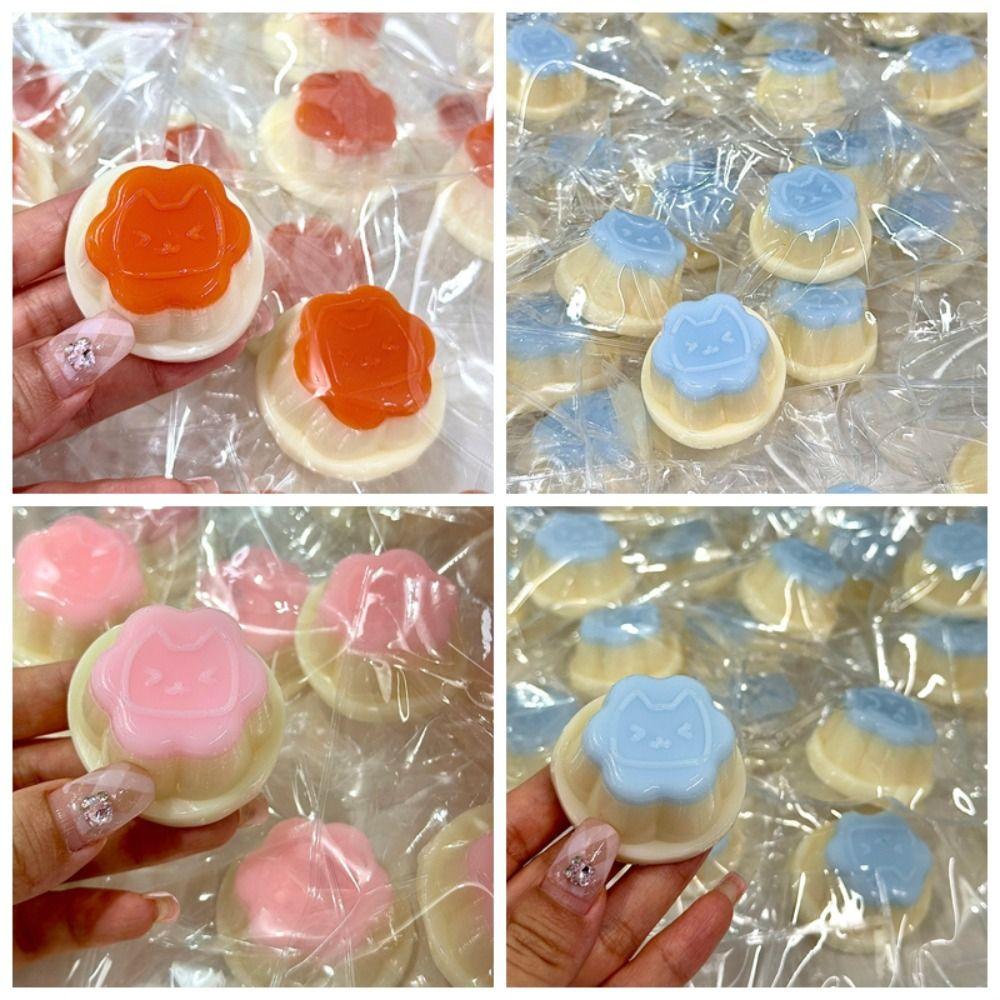 Десерт Желе Пудинг Сжимаемая Игрушка Медленный Отскок Пудинг Медленный Отскок Игрушка Дети оранжевый